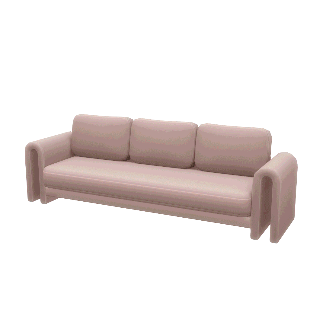 Галерея мода Набор для гостиной Soft Curves Living Room #1